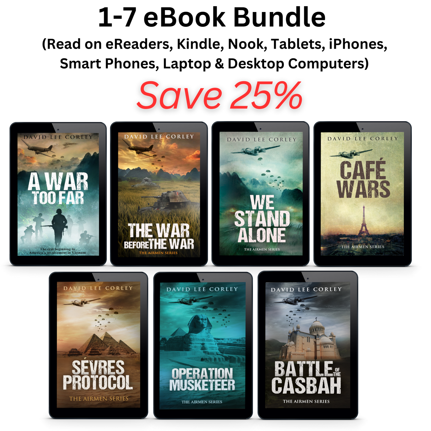 Books 1-7 Airmen Series (eBooks) - 25% Discount