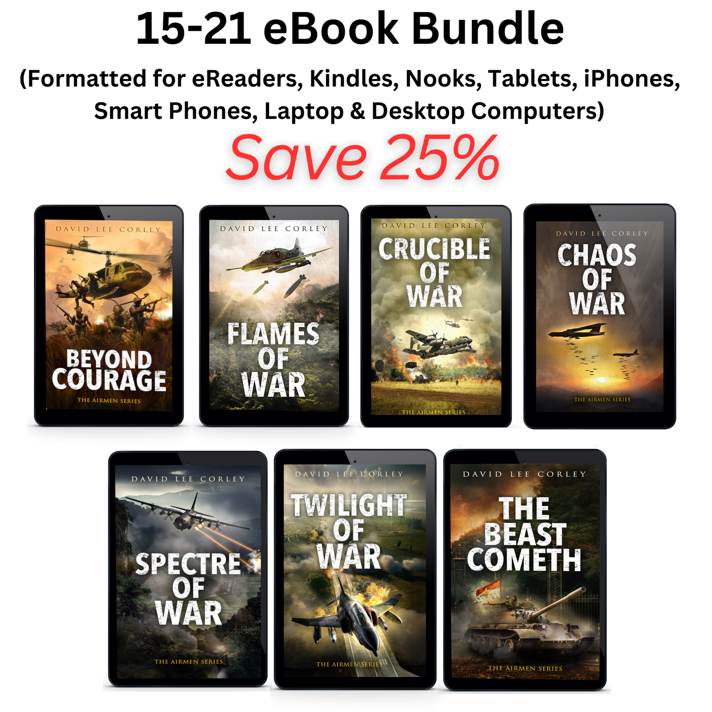 Books 15-21 Airmen Series (eBooks) - 25% Discount