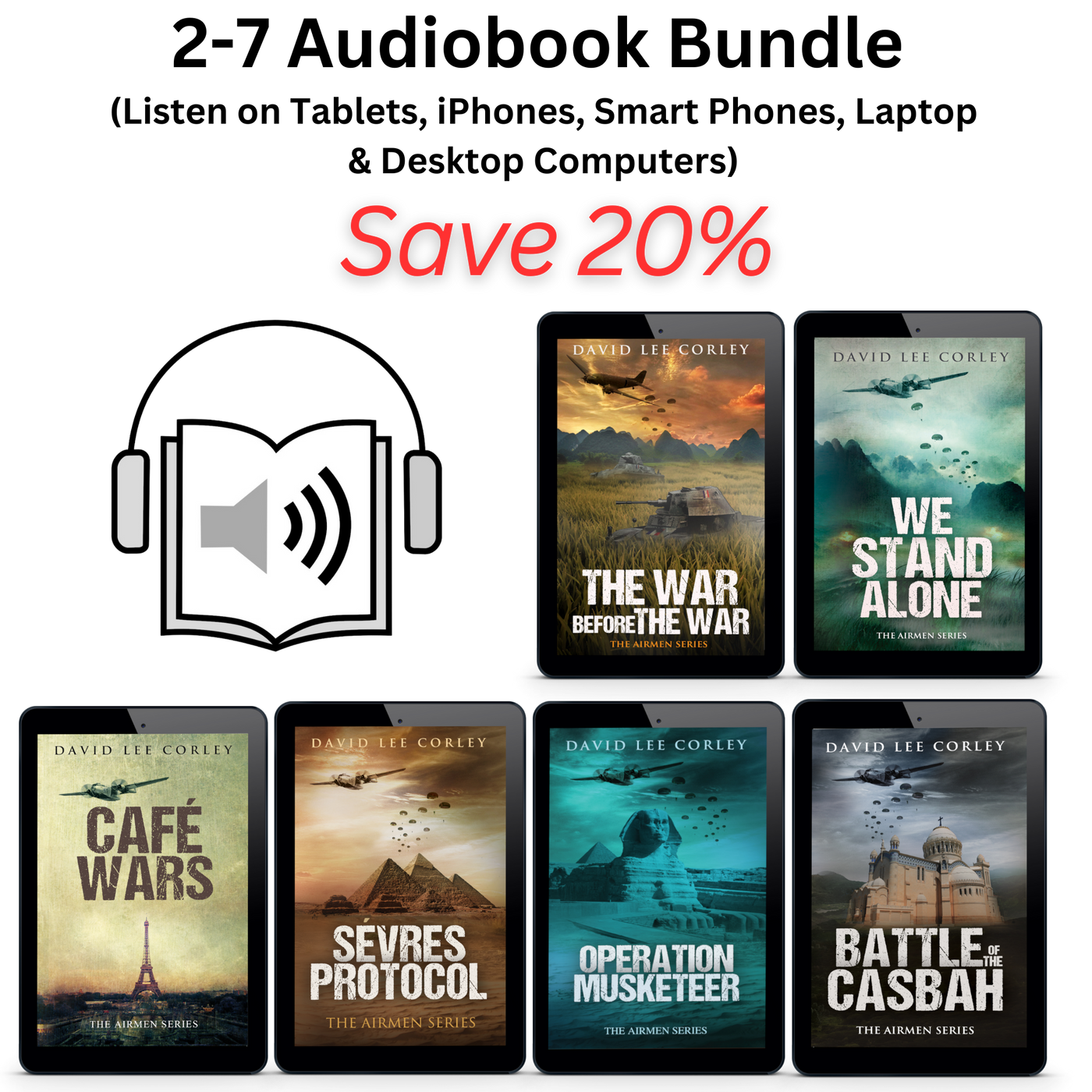 Book 2-7 Audiobooks Bundle (Audiobooks) - 20% Discount