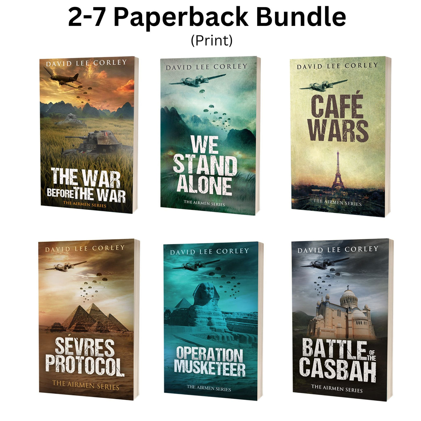 Book 2-7 Airmen Series Bundle (Paperbacks) - 20% Discount